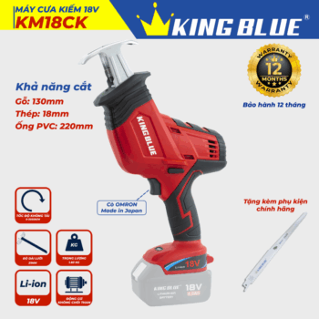 Máy Cưa Kiếm Kingblue 18V KM18CK (Giá Chưa Bao Gồm Pin, Sạc)