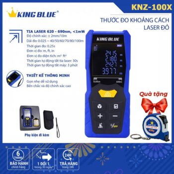 Thước Đo Khoảng Cách Laser Đỏ Kingblue KNZ-100X