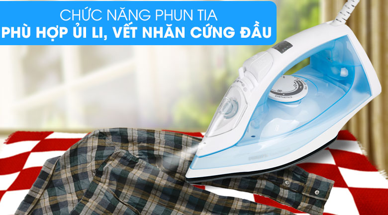 Phun tia - Bàn ủi hơi nước Philips GC1740 Phun tia - Bàn ủi hơi nước Philips GC1740