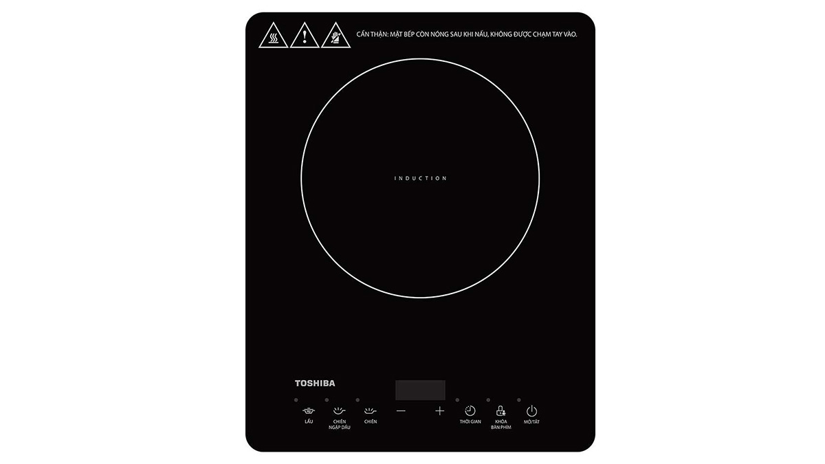 Bếp điện từ Toshiba IC-20R2SV c&oacute; mặt k&iacute;nh Hegon cao cấp