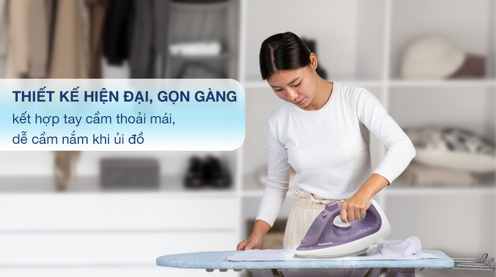 Bàn ủi hơi nước Panasonic NI-S630VRA 2400W - Thiết kế Bàn ủi hơi nước Panasonic NI-S630VRA 2400W - Thiết kế