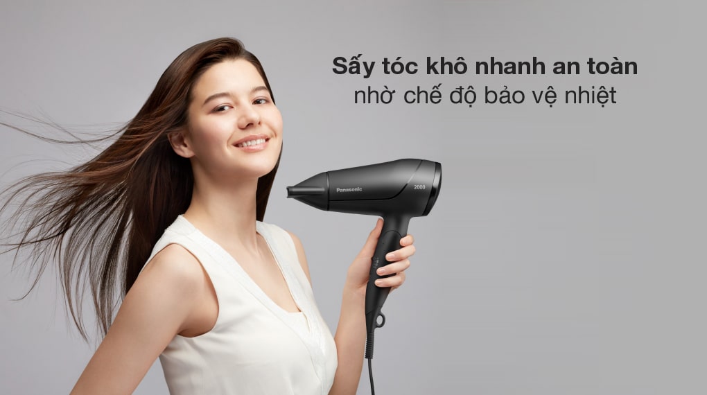 Máy sấy tóc Panasonic EH-ND65-K645 - Sấy tóc khô nhanh an toàn Máy sấy tóc Panasonic EH-ND65-K645 - Sấy tóc khô nhanh an toàn