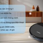 Robot hút bụi lau nhà Samsung VR05R5050WK