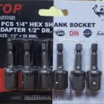 Đầu chuyển 1/4 sang bulong 1/2 TOP SA6TO1/2 (1 cây)