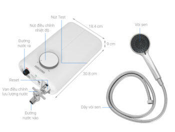 Máy nước nóng trực tiếp Stiebel Eltron 4500W DE 45 EC