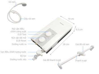 Máy nước nóng trực tiếp Panasonic 3500W DH-3RL2VH