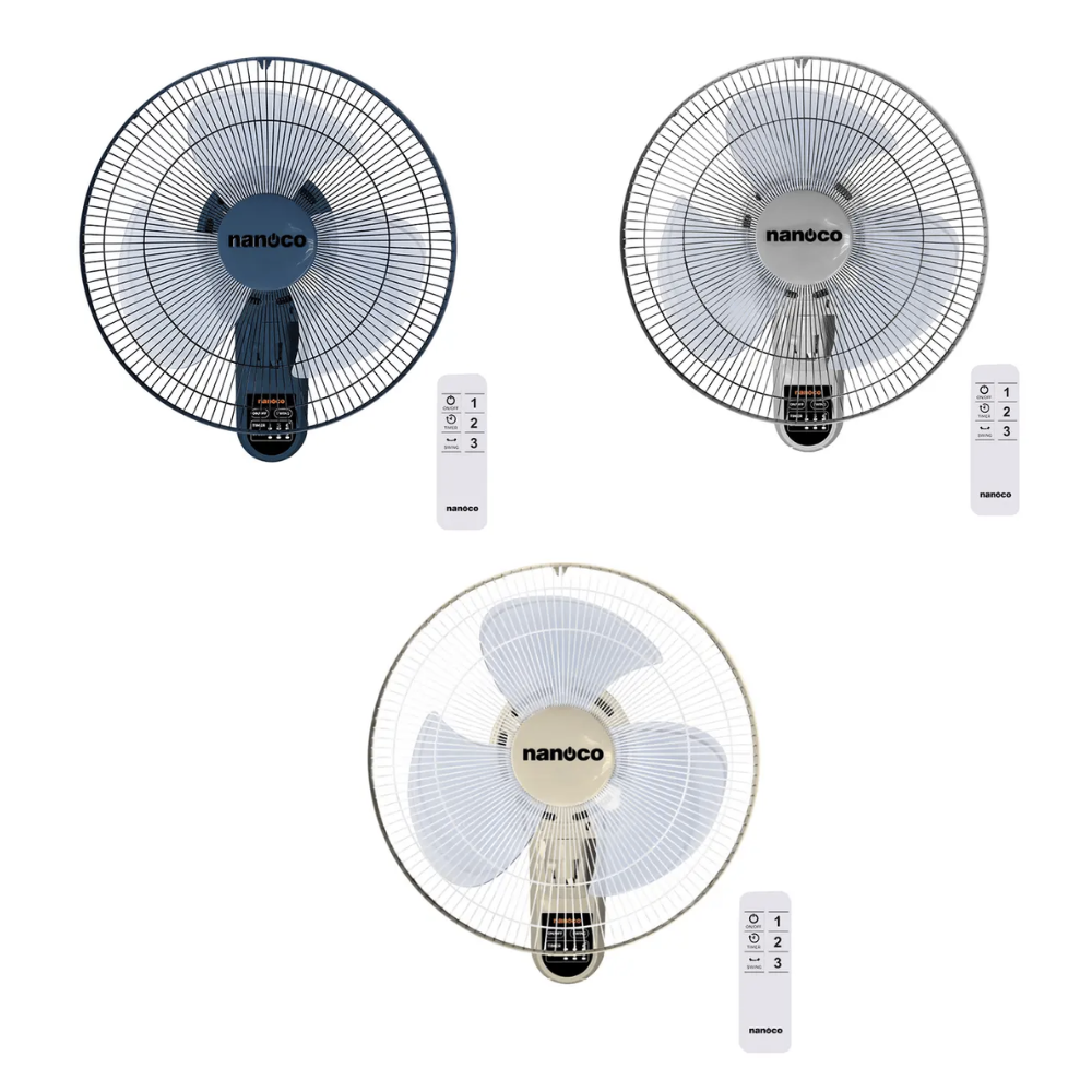 Quạt treo tường có remote Nanoco NWF1612RC Quạt treo tường có remote Nanoco NWF1612RC