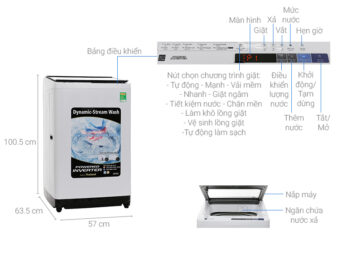Máy giặt Hitachi inverter 11 kg SF-110XAV