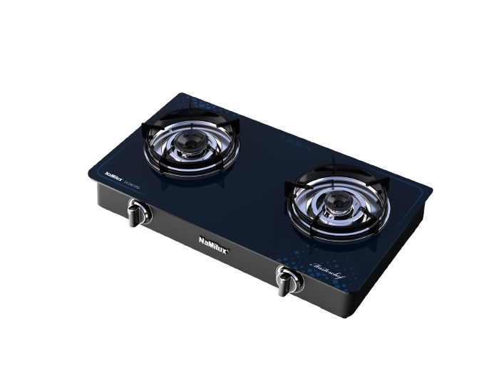 Bếp Gas Đôi Kính Cường Lực Truyền Thống NaMilux DL2461PG Bếp Gas Đôi Kính Cường Lực Truyền Thống NaMilux DL2461PG